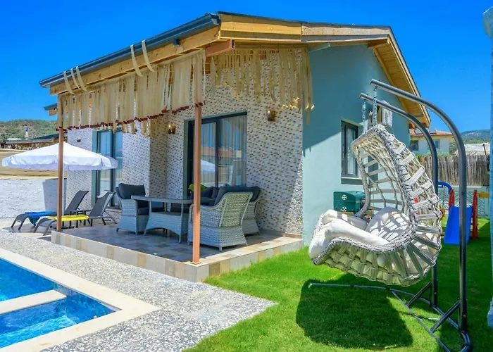 Ozbi 2-villa With Ootdoor Heated Pool For 4 People In Вилла