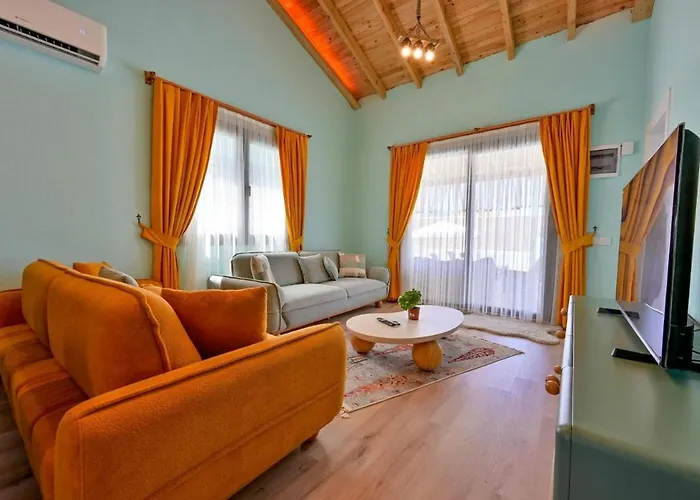 فيلة Ozbi 2-villa With Ootdoor Heated Pool For 4 People In فتحية