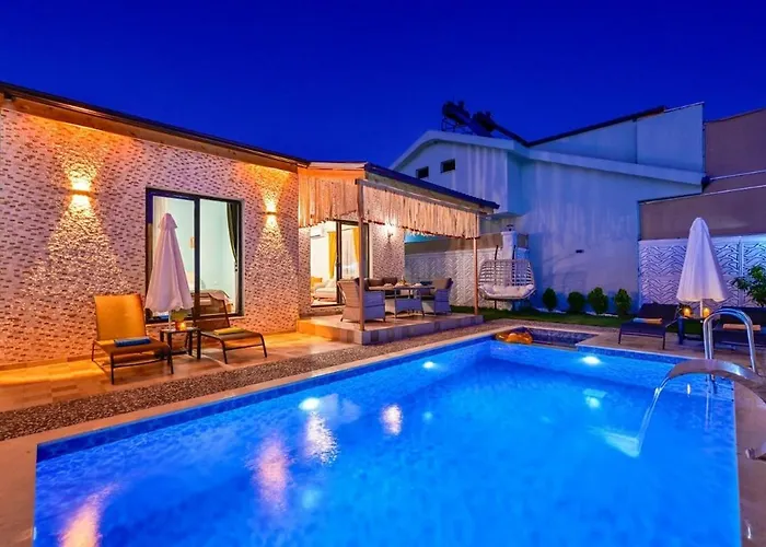 Ozbi 2-villa With Ootdoor Heated Pool For 4 People In فيلة *